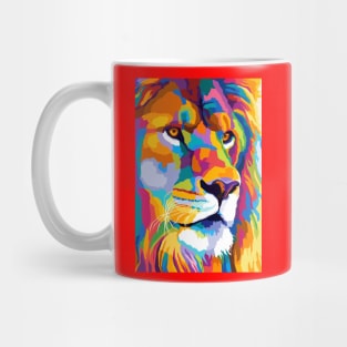 Lion Wpap Art Mug